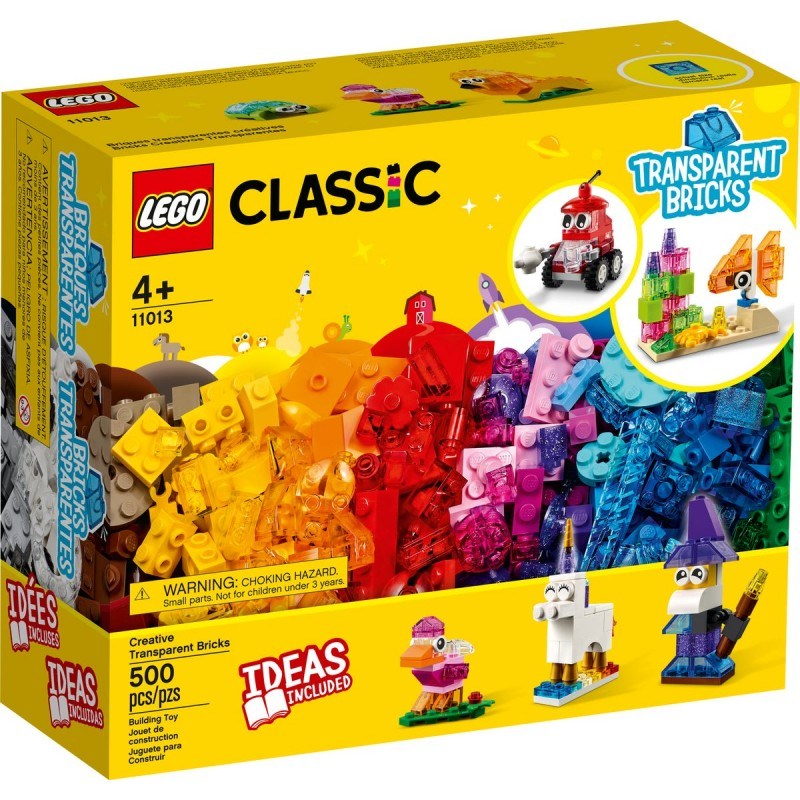 11013 Lego Classic Transparent Bricks