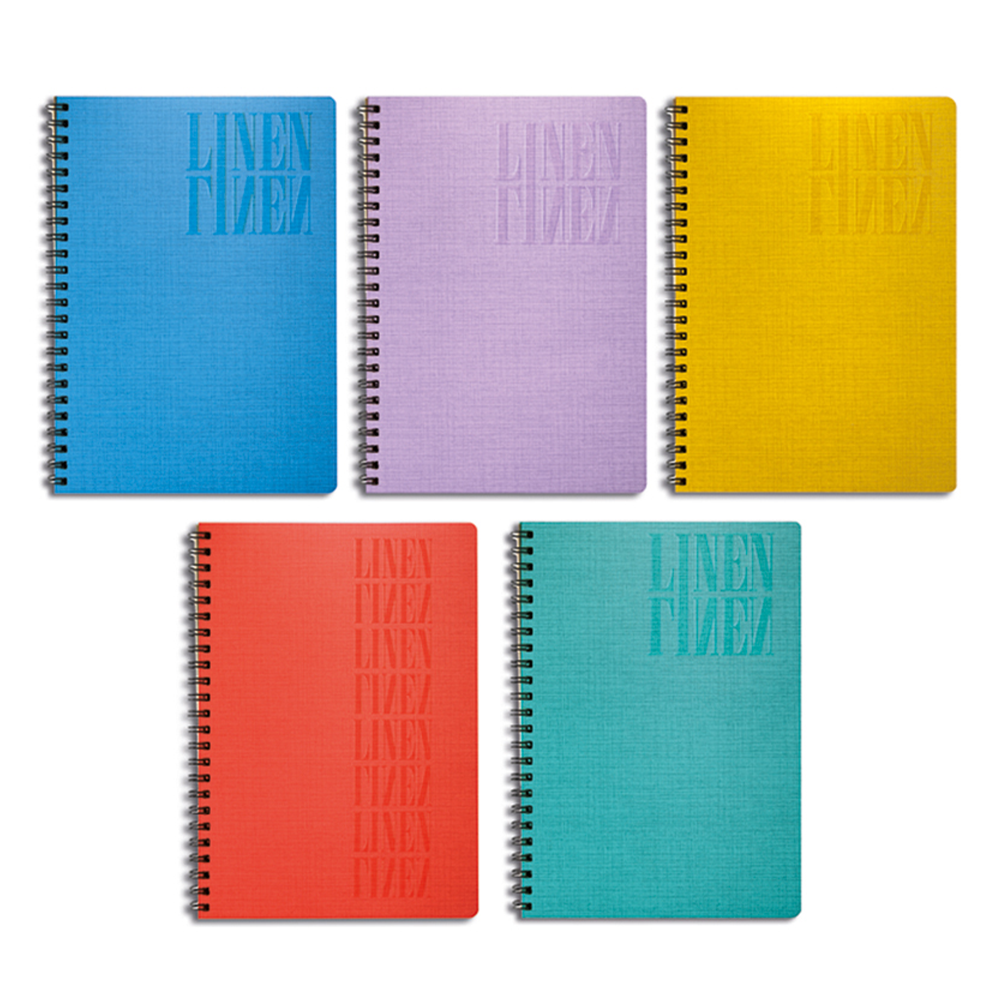 A&G Τετράδιο Σπιράλ Linen