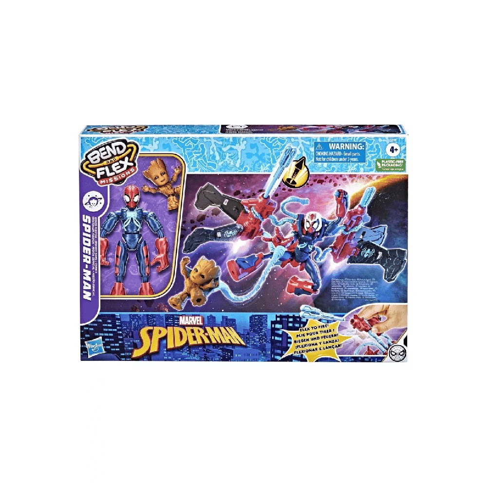 Hasbro Spider-Man Bend And Flex Spd Space Mission