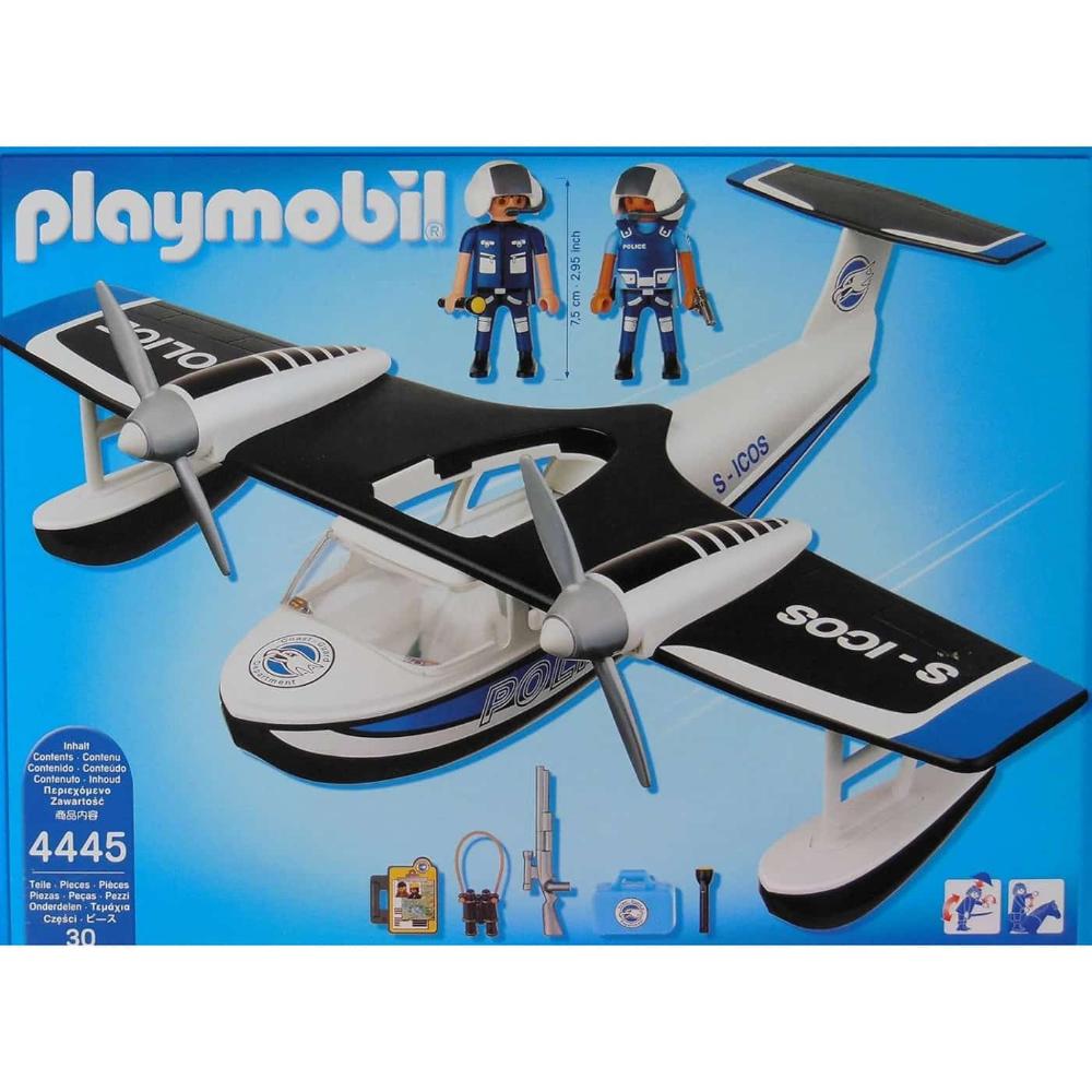 4445 Playmobil Action Αστυνομικo Υδροπλaνο