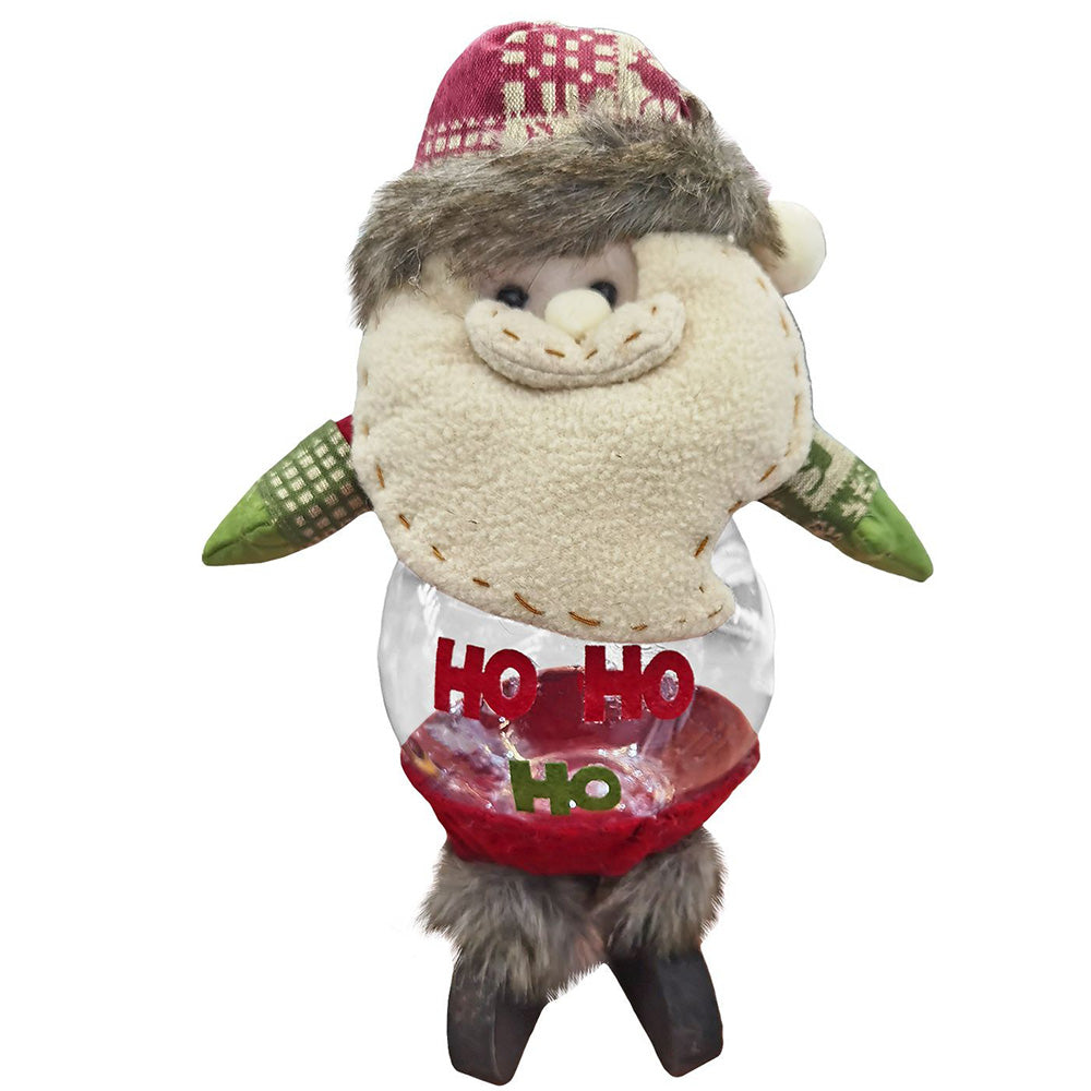 Χριστουγεννιάτικος Άγιος Φιγούρα Βάζο Γλυκών Με Πόδια 32x12εκ 