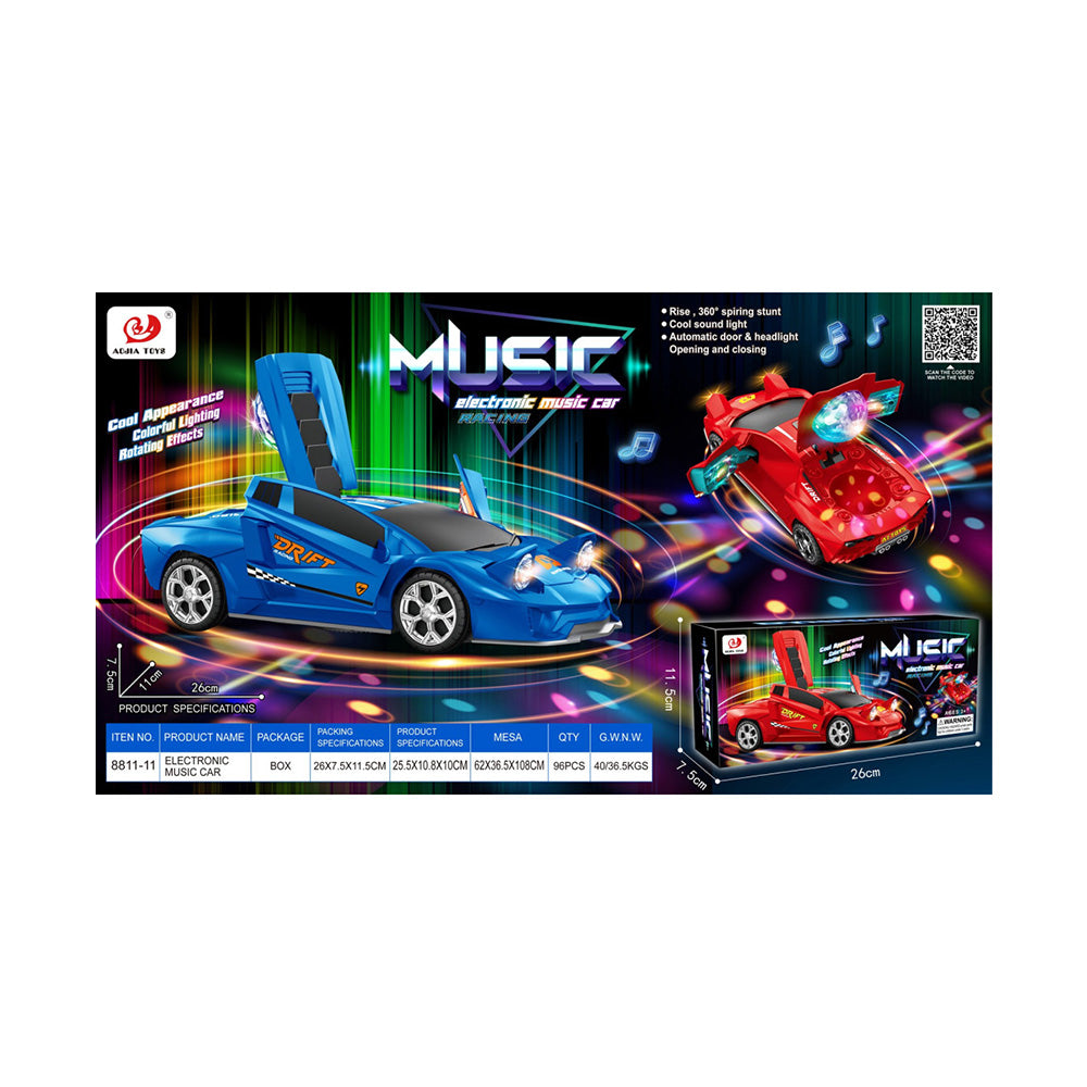 Αγωνιστικό Αυτοκίνητο Μπαταρίας Με Φώτα, Ήχο Και Κίνηση