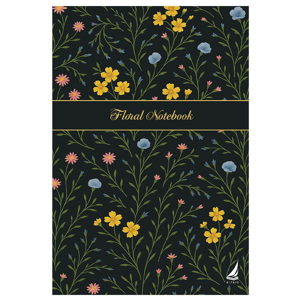 Αιγαίο Τετράδιο Σπιράλ "Floral Notebook"