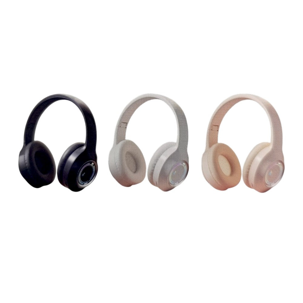 Ακουστικά LED Bluetooth Ασύρματα και HI-FI Σε 3 Χρώματα - 1 Τμχ