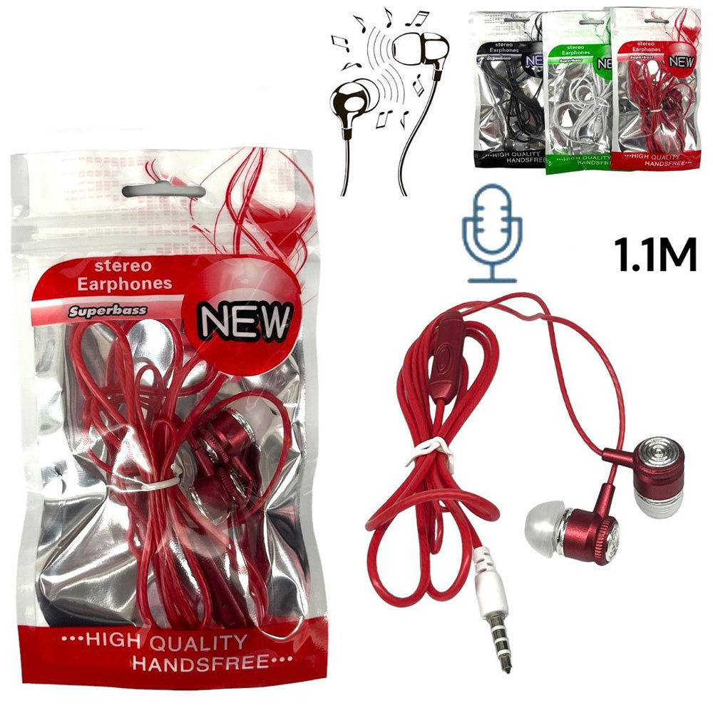 Ακουστικά Τηλεφώνου 4 Χρώματα - 1 Τμχ