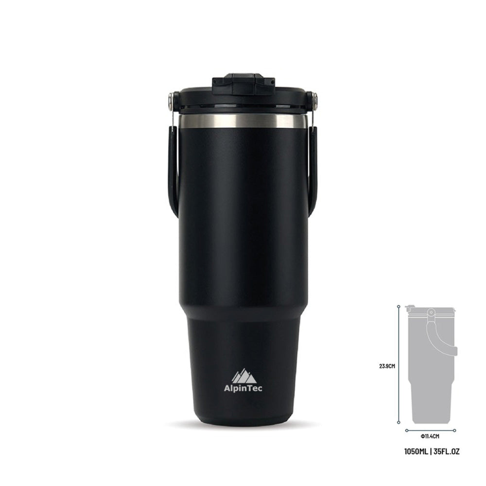 Alpintec Θερμός Ανοξείδωτος Escape 1050ml - Black