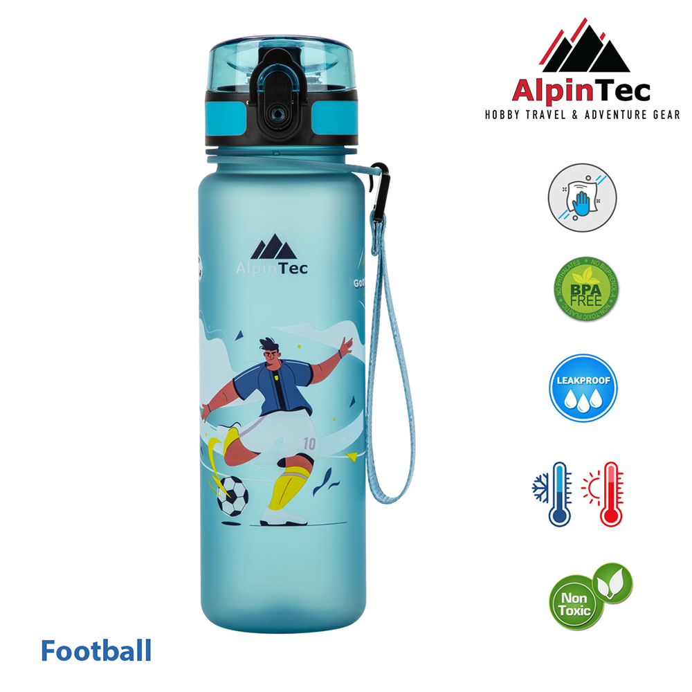 ALPINTECAlpintec Παγούρι Kids 500Ml Glow Blue Footballpapell.gr