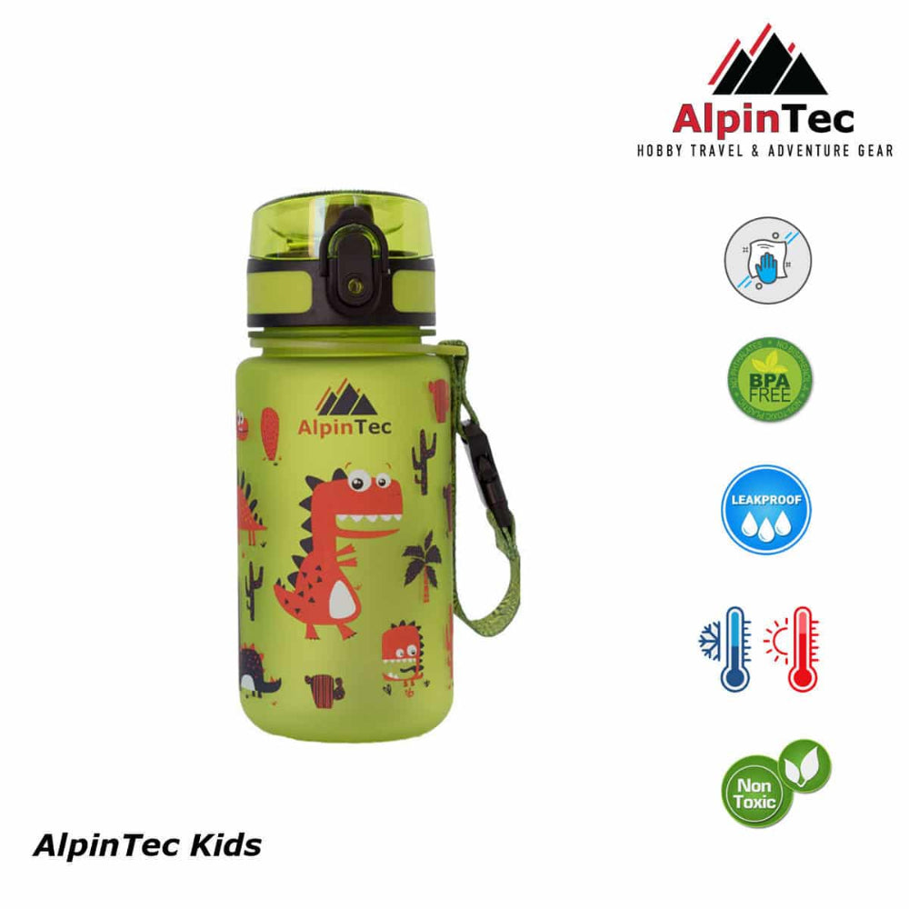 Alpintec Παγούρι Kids Green Dino 350Ml 