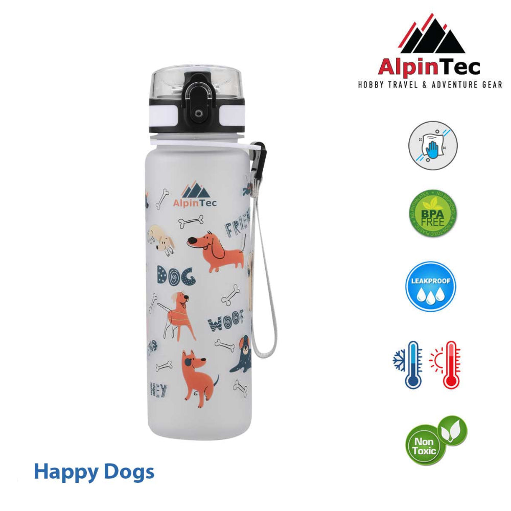ALPINTECAlpintec Παγουρι Kids Blue 500Ml Mood White Happy Dogspapell.gr