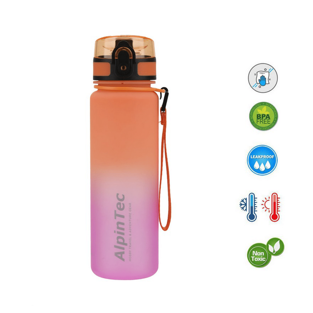 Alpintec Παγουρι Mood Bicolour 500Ml Orange/Purple