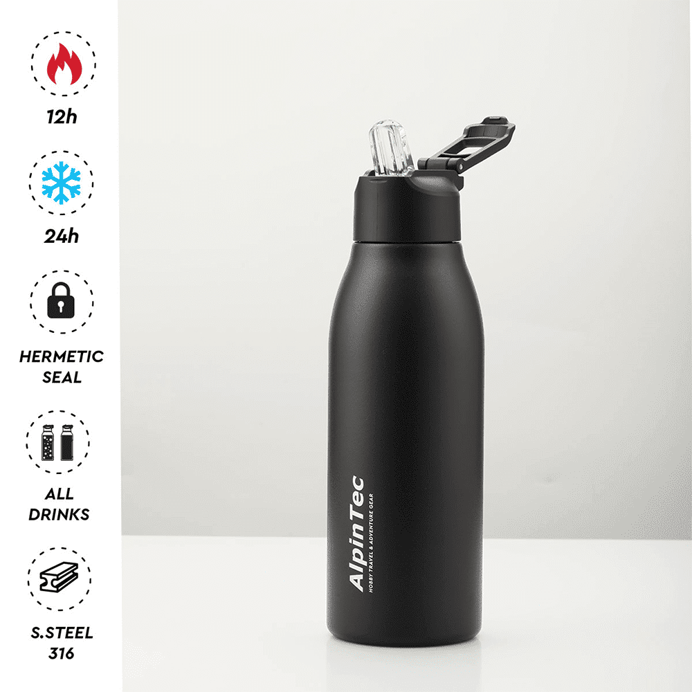 Alpintec Θερμος 600Ml Fellow Black