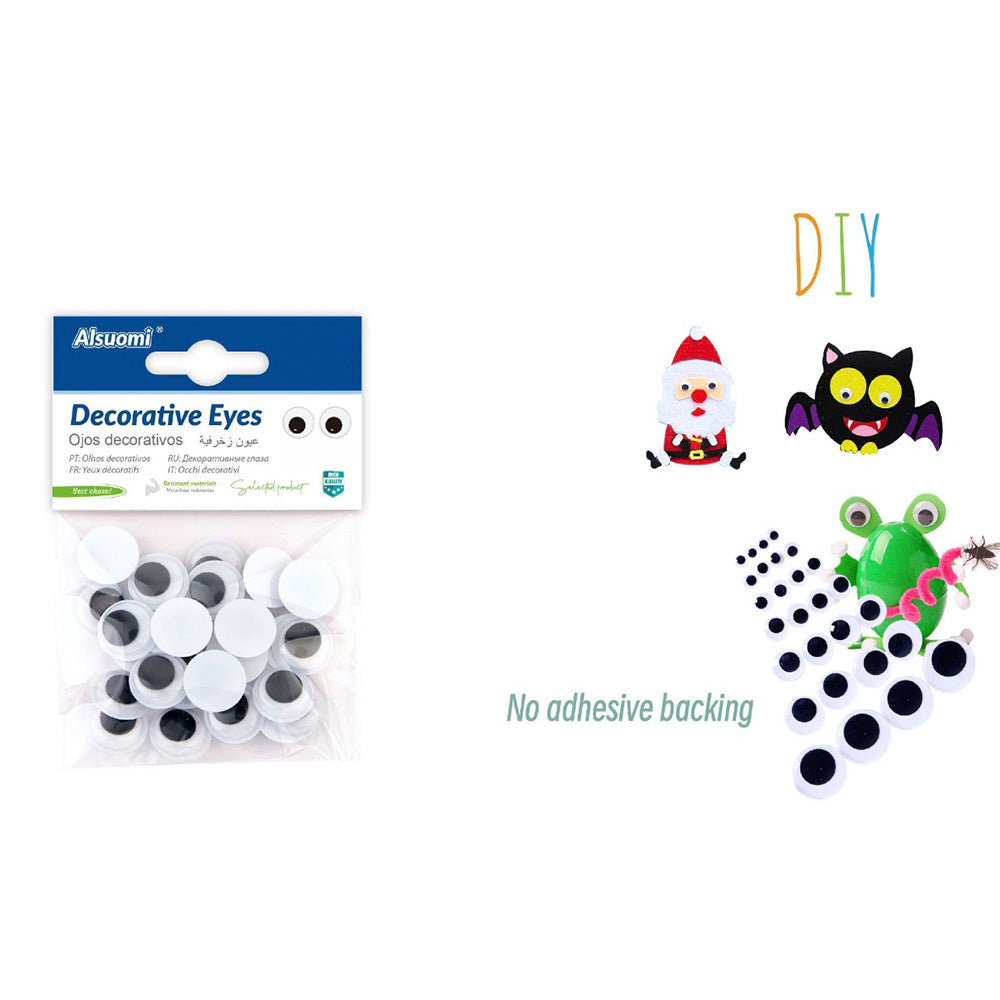 Alsuomi Διακοσμητικά Ματάκια Χειροτεχνίας 20mm Σετ 20 Τεμαχίων