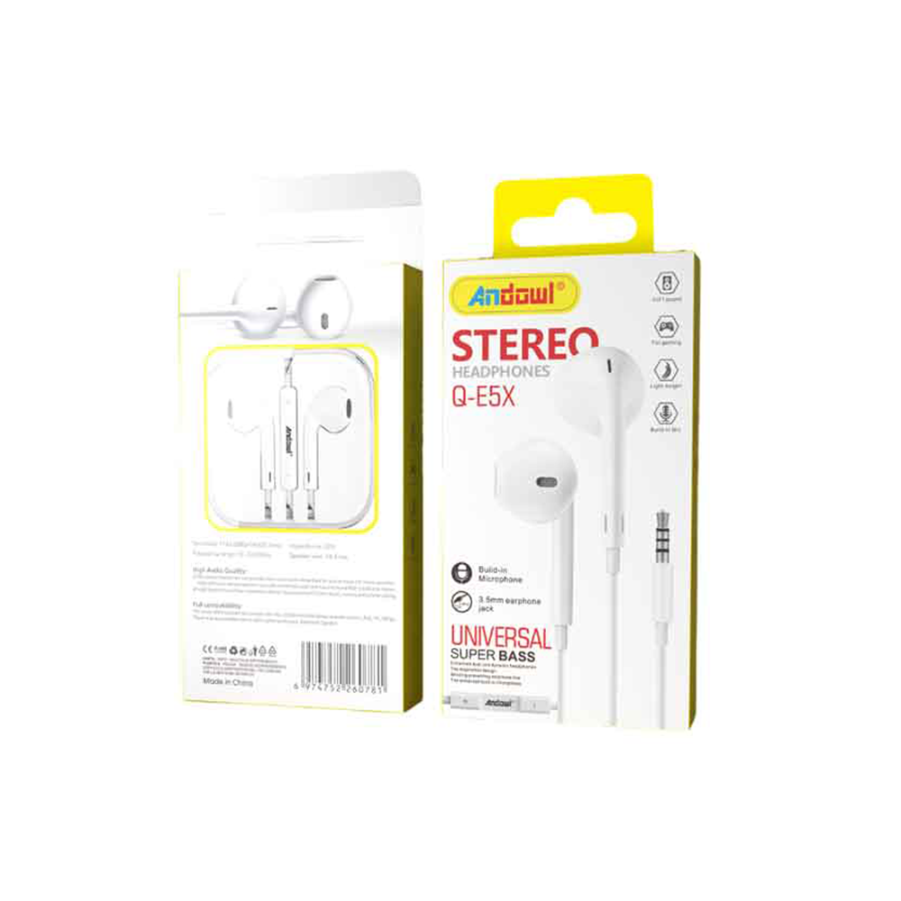 Andowl Ενσύρματα Ακουστικά Headphones με AUX 3.5mm