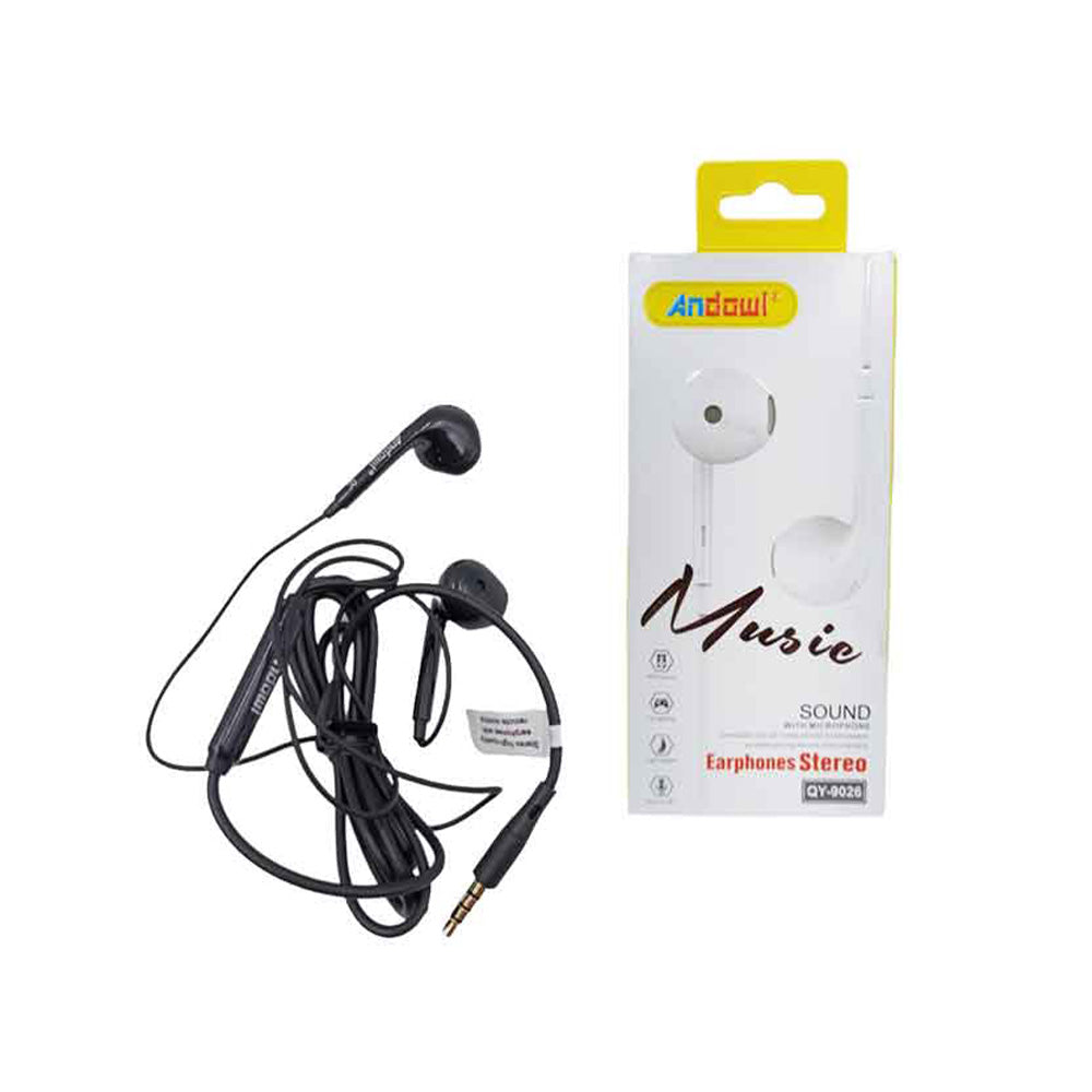 Andowl Ενσύρματα Ακουστικά In-Ear με Aux 3.5mm & Μικρόφωνο
