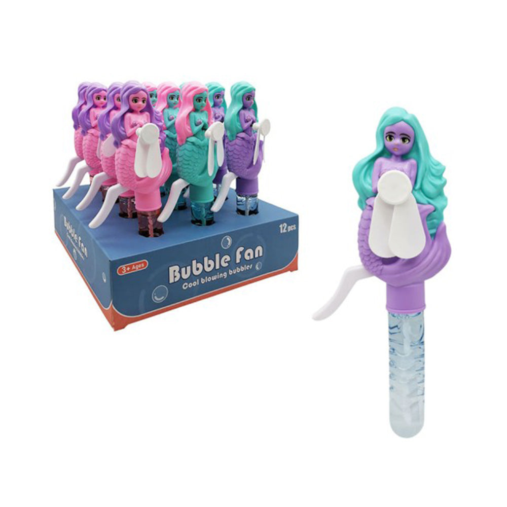 OEMΣαπουνόφουσκα Με Ανεμιστηράκι Γοργόνα 19,5 Εκ 3 Χρώματα  - 1 Τμχpapell.gr