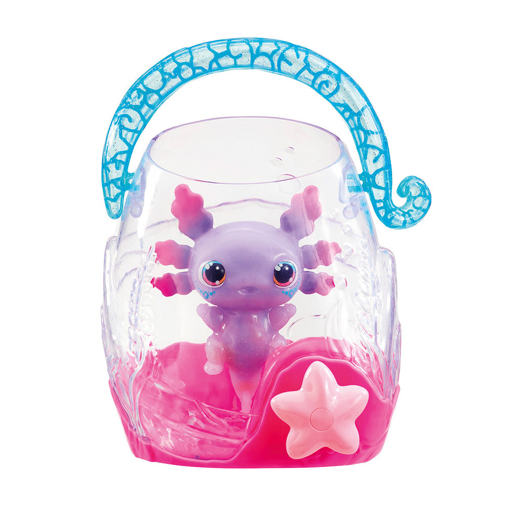 As Animagic Φιγούρα Νερού Let's Glo Axolotl Ενυδρείο με Μπουρμπουλήθρες Για 4+ Χρονών