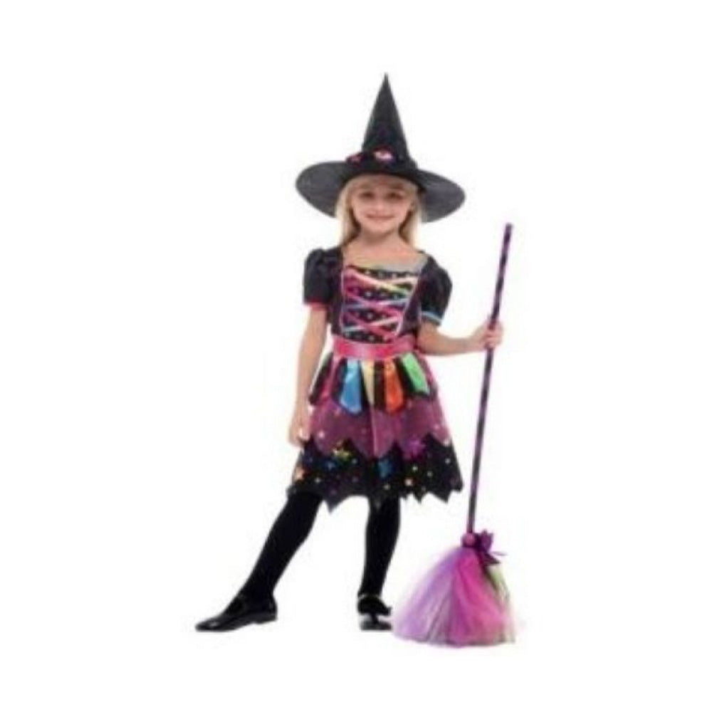 Αποκριάτικη Στολή Παιδική Μάγισσα Πολύχρωμη
