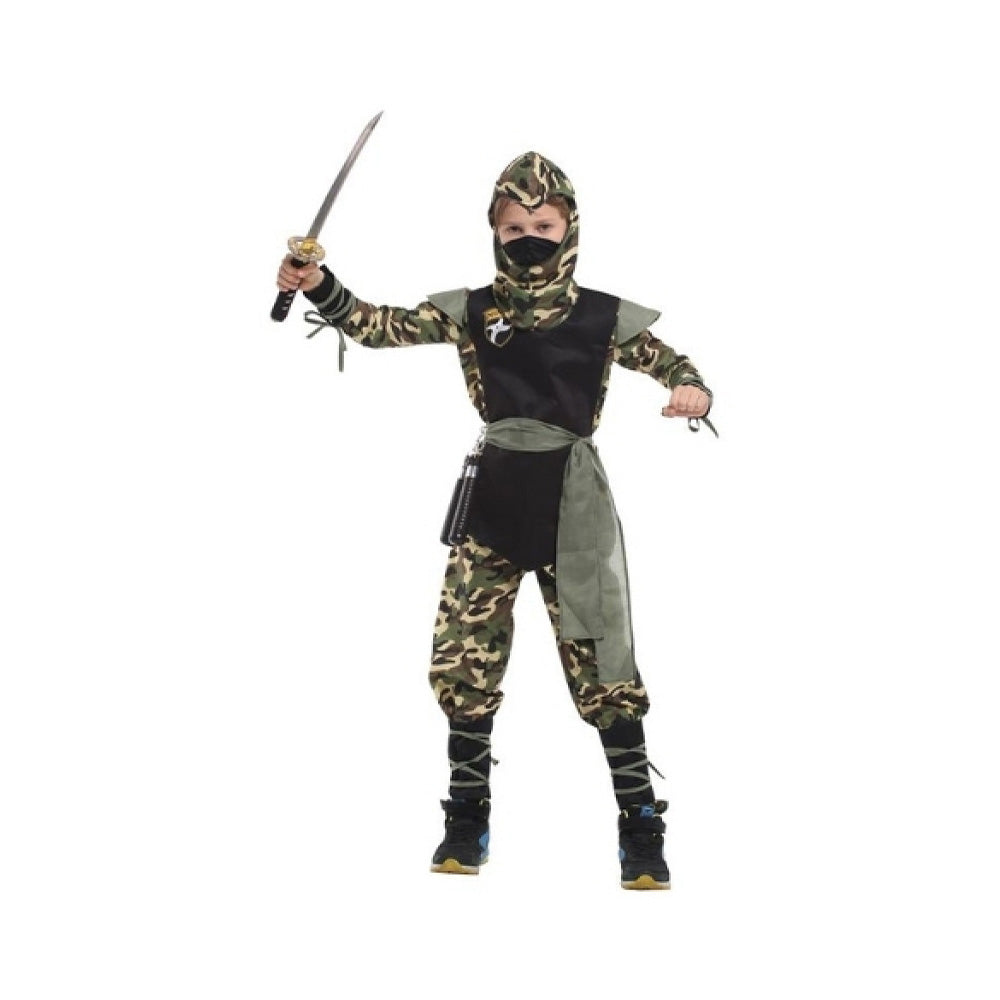 Αποκριάτικη Στολή Παιδική Ninja Καμουφλάζ