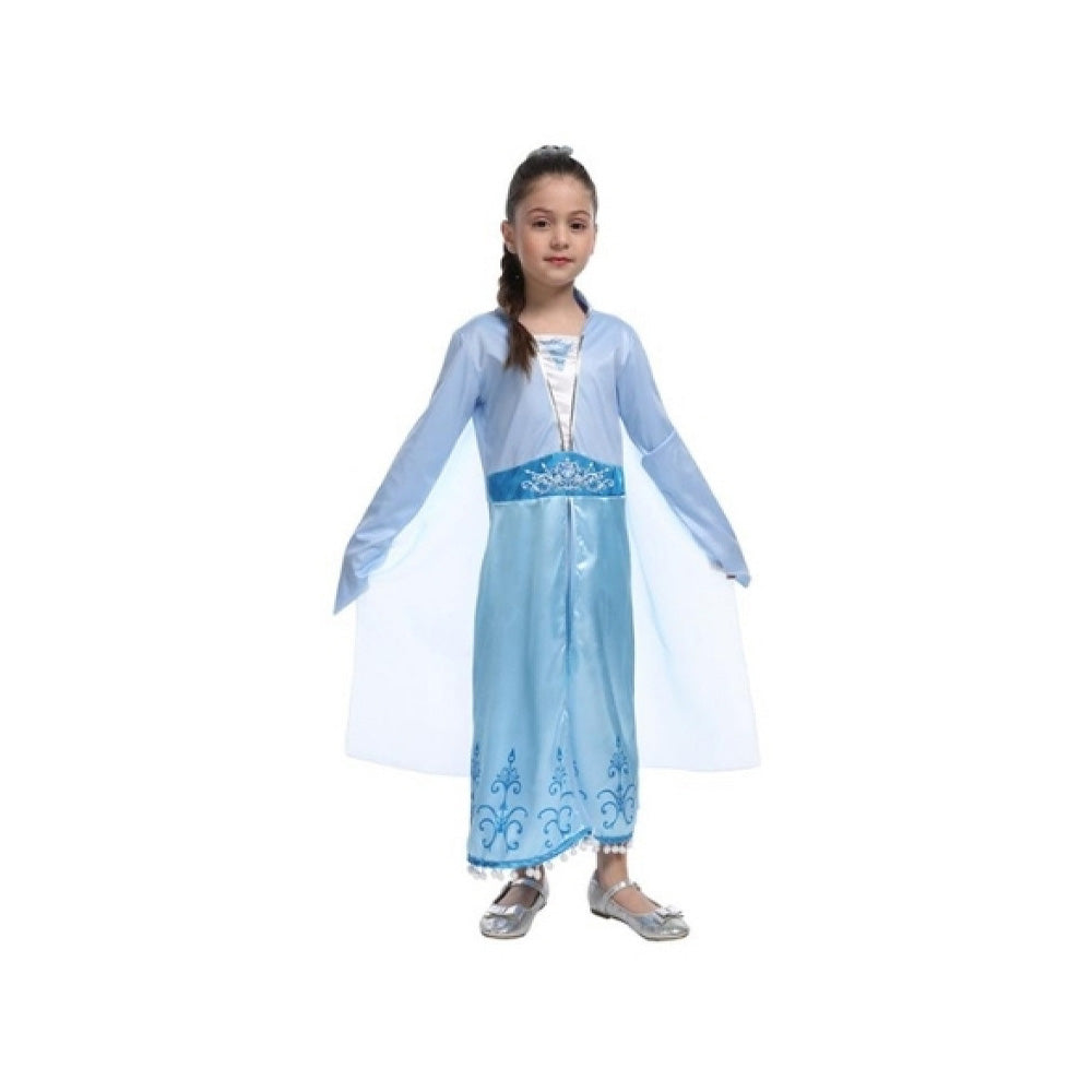 Αποκριάτικη Παιδική Στολή Πριγκίπισσα του Χειμώνα Γαλάζια