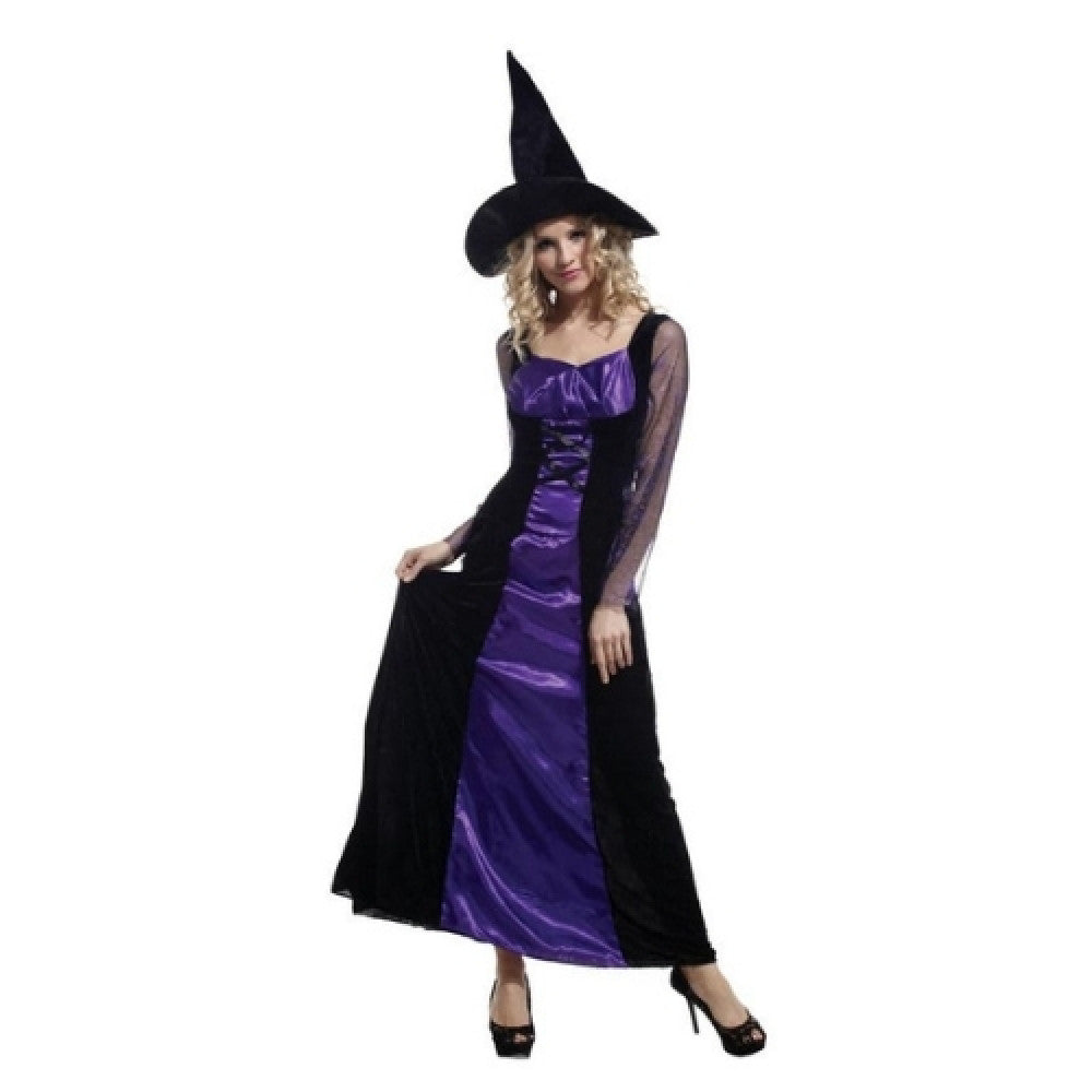 Αποκριάτικη Στολή Γυναικεία Μάγισσα με Καπέλο