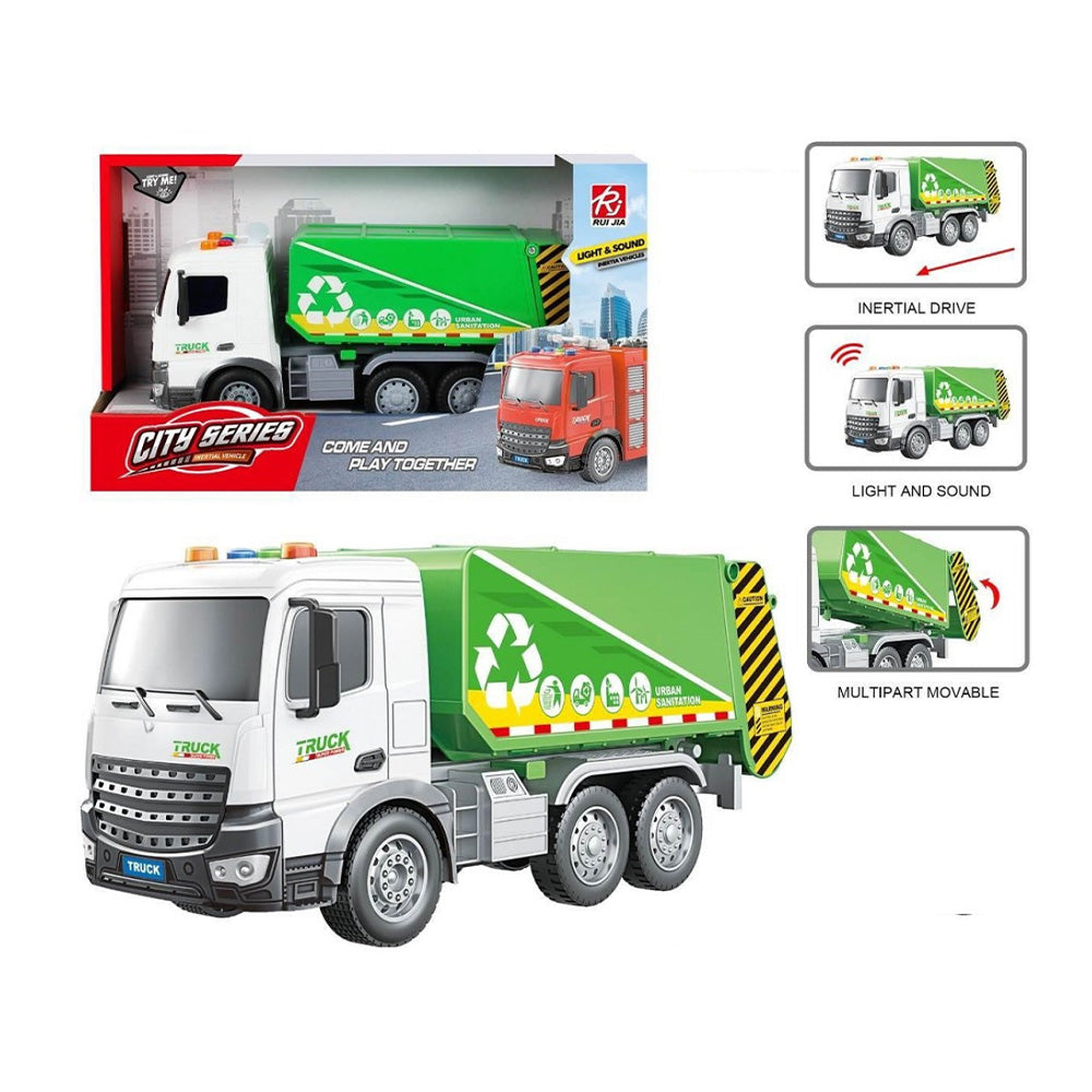 Απορριμματοφόρο Ανακύκλωσης Φρίξιον με Φώτα & Ήχους