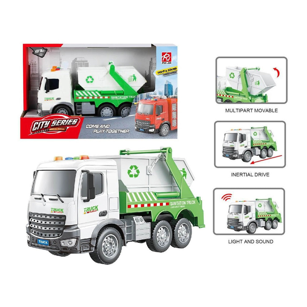 Απορριμματοφόρο Ανακύκλωσης Φρίξιον με Φώτα & Ήχους