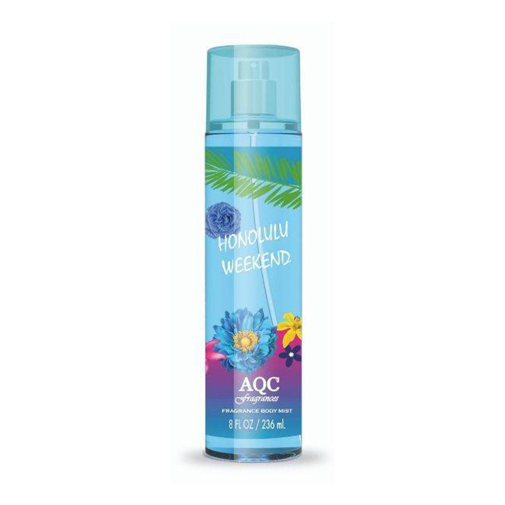 AQC Fragrances Body Mist Spray Honolulu Weekend 236ml