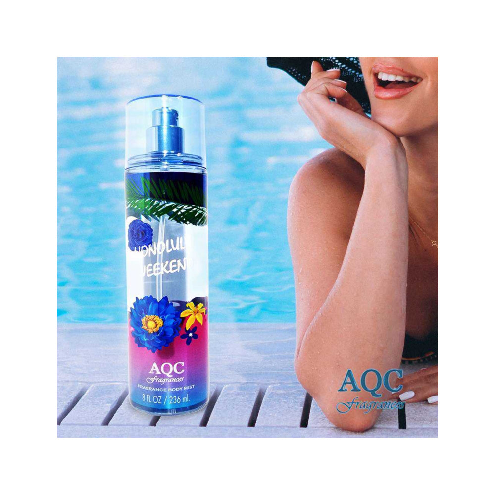 AQC Fragrances Body Mist Spray Honolulu Weekend 236ml