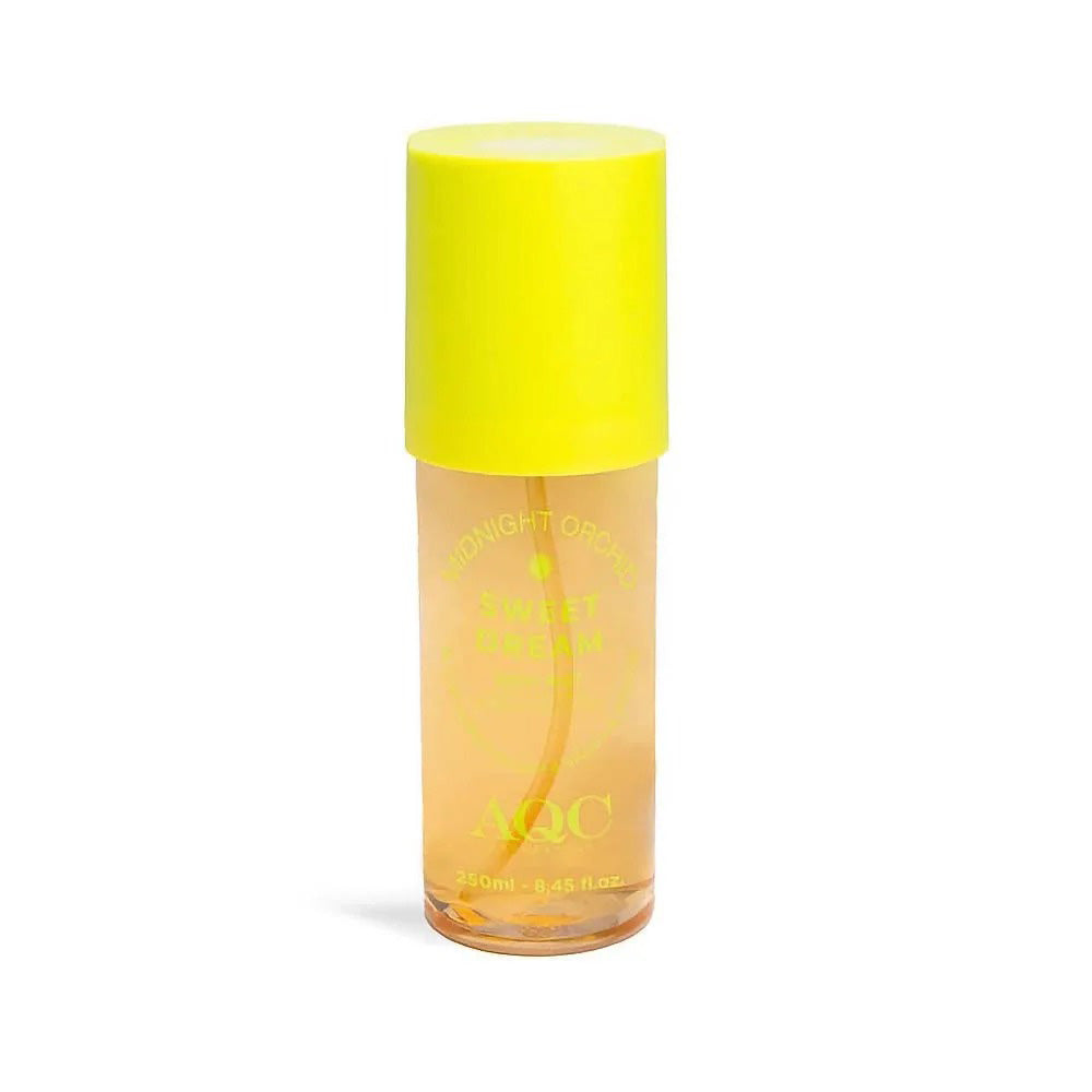 AQC Fragrances Body Mist Spray Midnight Orchid Sweet Dream Ξυλώδες Αρωματικό Σπρέι Σώματος με Βανίλια & Κεχριμπάρι 250ml