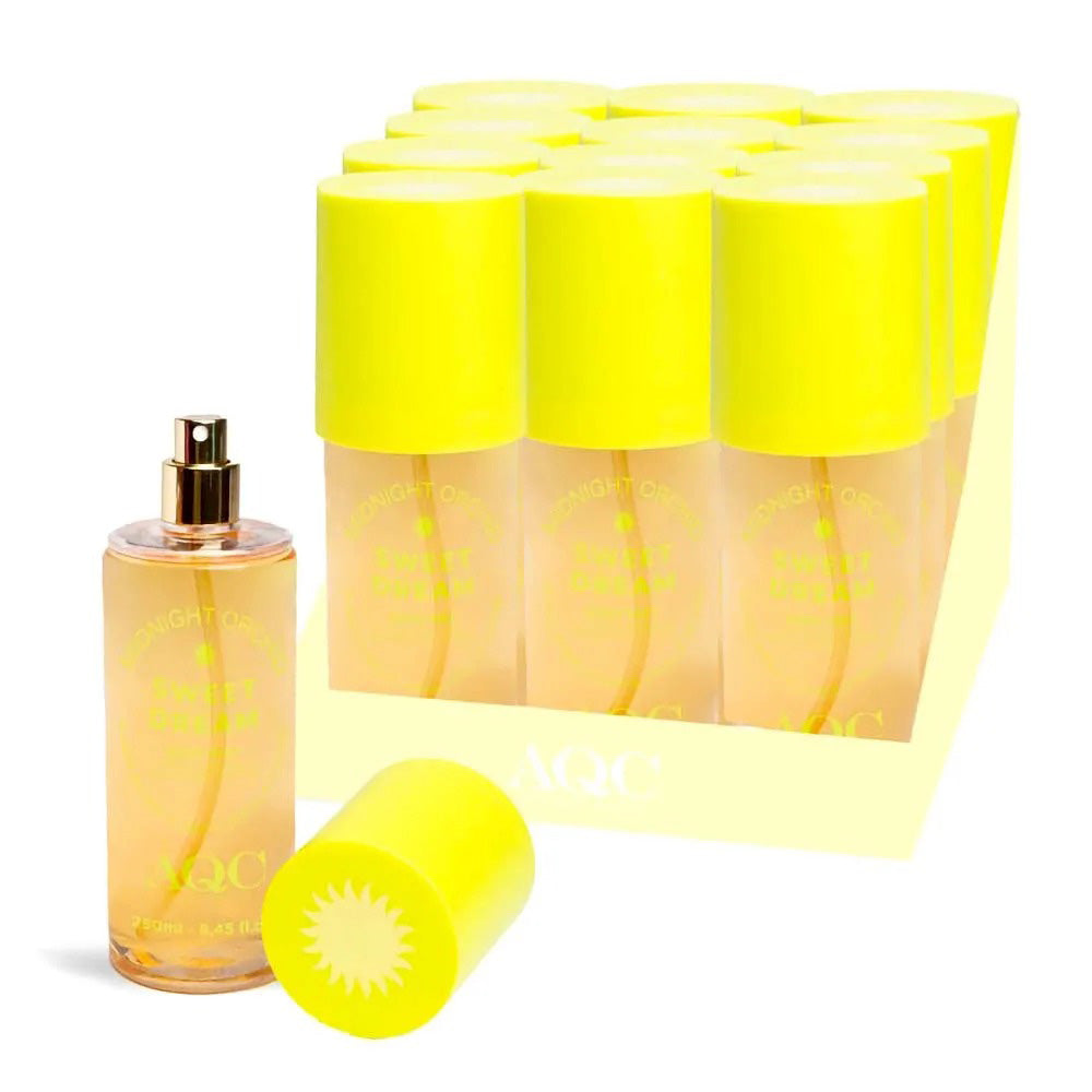 AQC Fragrances Body Mist Spray Midnight Orchid Sweet Dream Ξυλώδες Αρωματικό Σπρέι Σώματος με Βανίλια & Κεχριμπάρι 250ml
