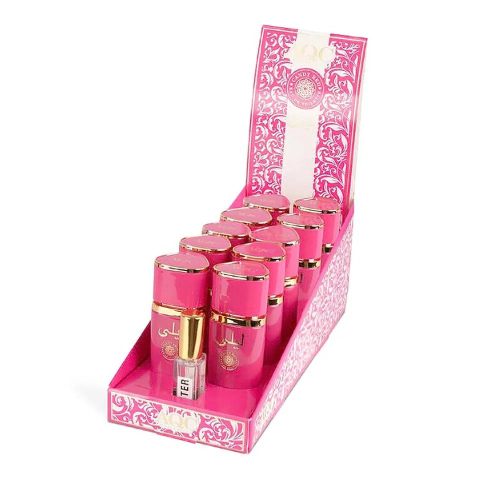 AQC Fragrances Leila Candy Red Eau De Toilette 60ml – Φρουτένιο Γκουρμέ Λουλουδένιο Άρωμα για Γυναίκες