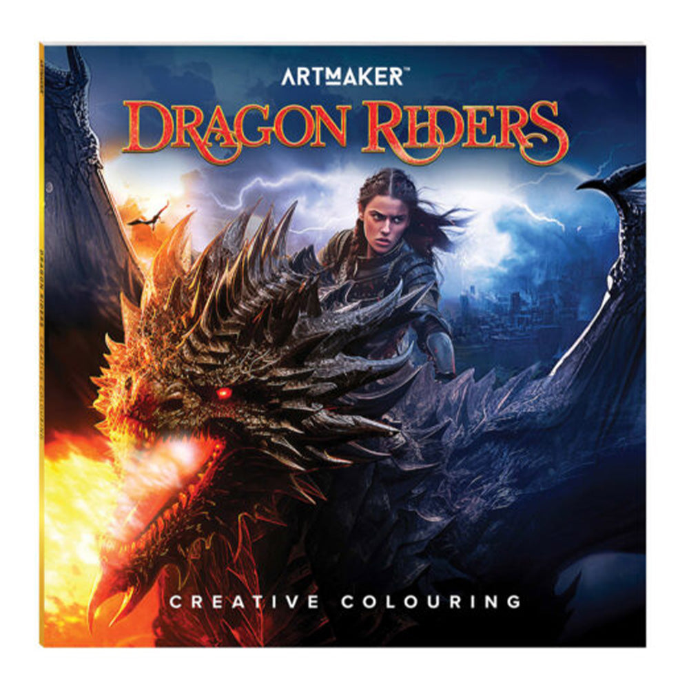 HINKLERArt Maker Square Colouring Books: Dragon Riderspapell.gr