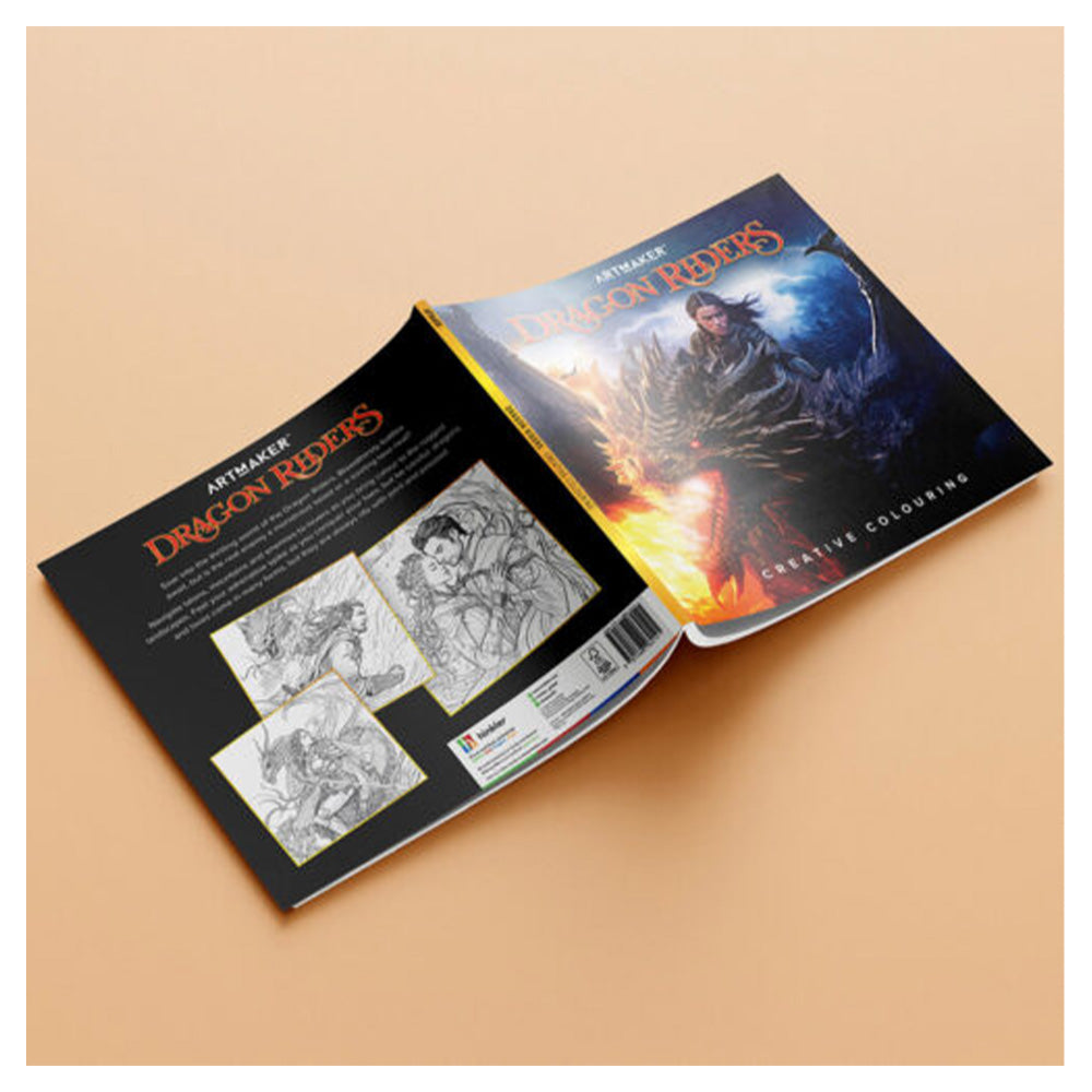 HINKLERArt Maker Square Colouring Books: Dragon Riderspapell.gr