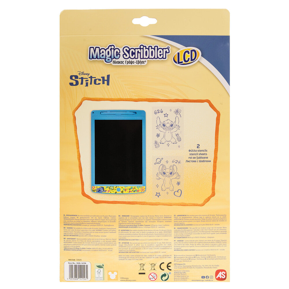 AS LCD Γράψε - Σβήσε Stitch Για 3+ Ετών – εικόνα προϊόντος 6