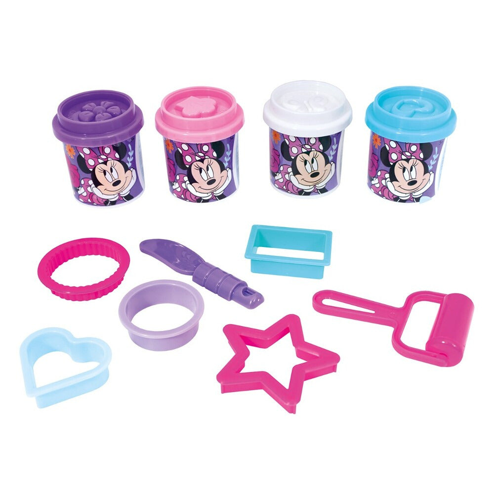 AS Πλαστελίνη Disney Minnie Κουβαδάκι Με 4 Βαζάκια - Καπάκια Καλουπάκια Και 8 Εργαλεία 200gr – εικόνα προϊόντος 3
