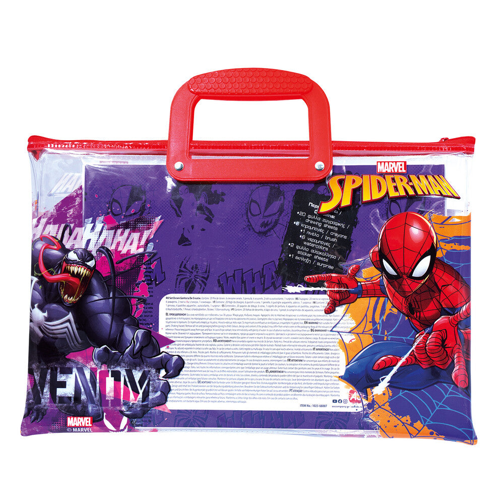 AS Σετ Ζωγραφικής Marvel Spiderman Σε Διάφανη Τσάντα Για 3+ Χρονών – εικόνα προϊόντος 4