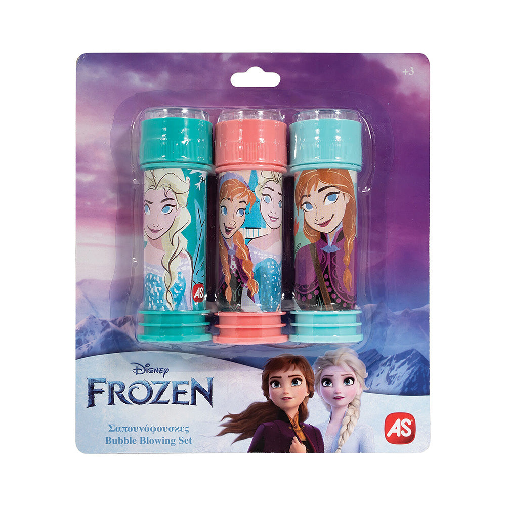 AS CompanyAS 3 Μπουκαλάκια Σαπουνόφουσκες Disney Frozen Για 3+ Χρονώνpapell.gr