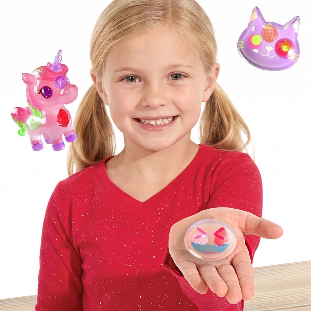 AS Aqua Gelz Blingz De Luxe Playset Σετ Δημιουργίας 40+ Squishy Φιγούρων με Λαμπερά Πετράδια