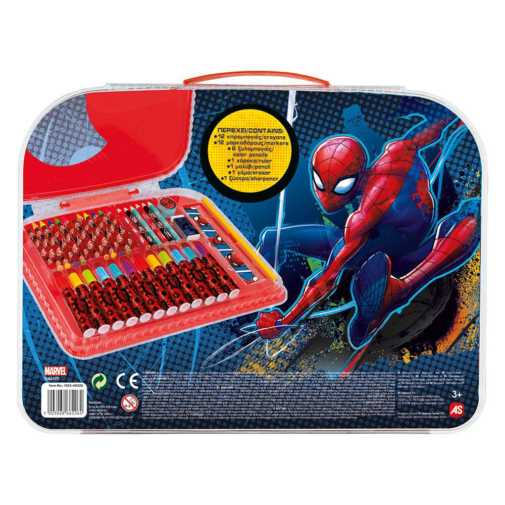 AS Art Case Σετ Ζωγραφικής Marvel Spiderman