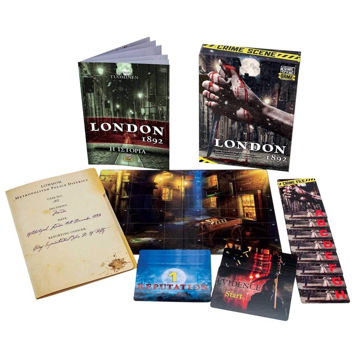 AS CompanyAS Games Επιτραπέζιο Παιχνίδι Crime Scene London 1892papell.gr