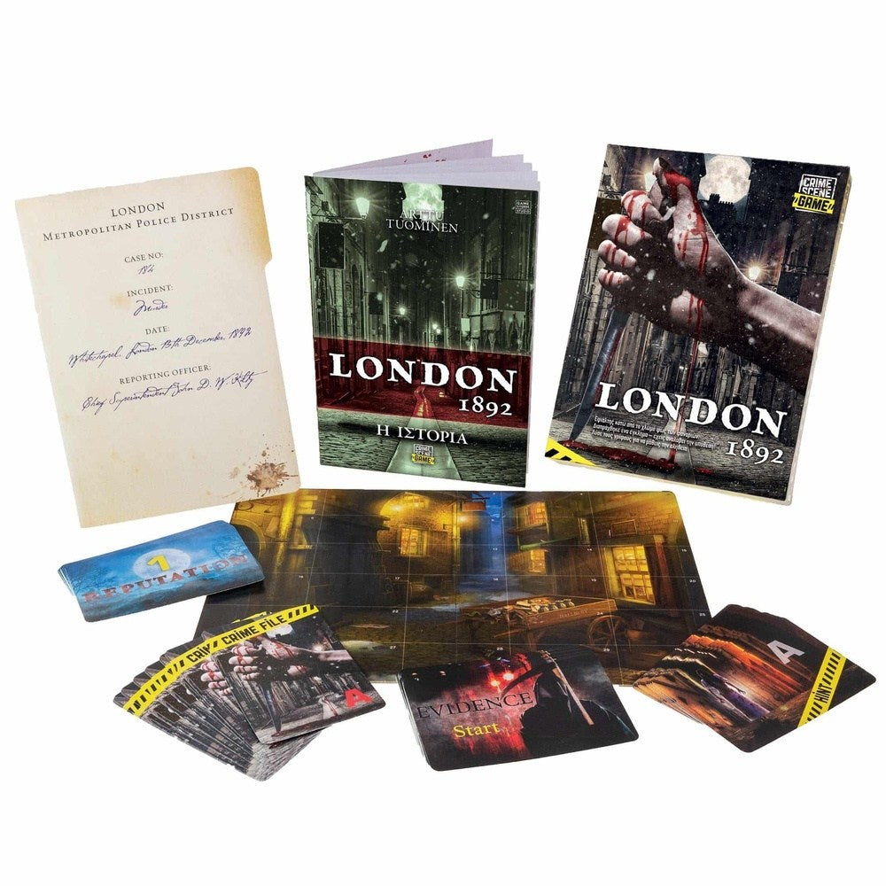 AS CompanyAS Games Επιτραπέζιο Παιχνίδι Crime Scene London 1892papell.gr