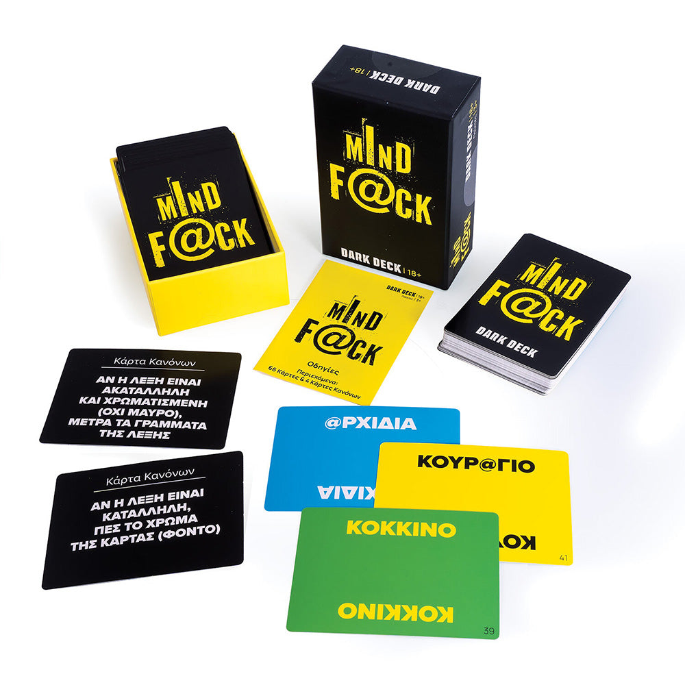 AS CompanyAs Games Επιτραπέζιο Παιχνίδι Με Κάρτες Dark Deck MindF@ck Για Ηλικίες 18+ Χρονώνpapell.gr
