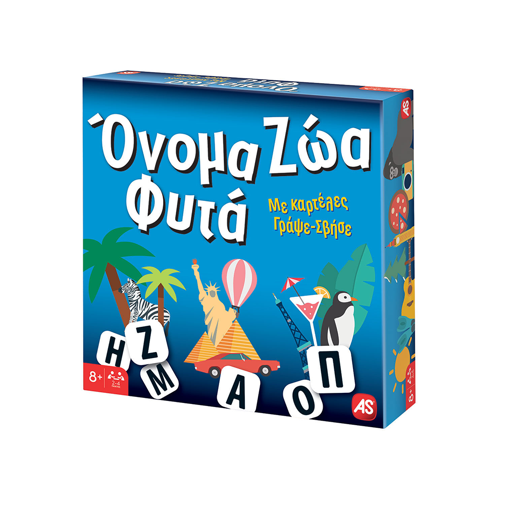 AS CompanyAS Games Επιτραπέζιο Παιχνίδι Όνομα - Ζώα - Φυτά Board Edition Για Ηλικίες 8+ Χρονώνpapell.gr