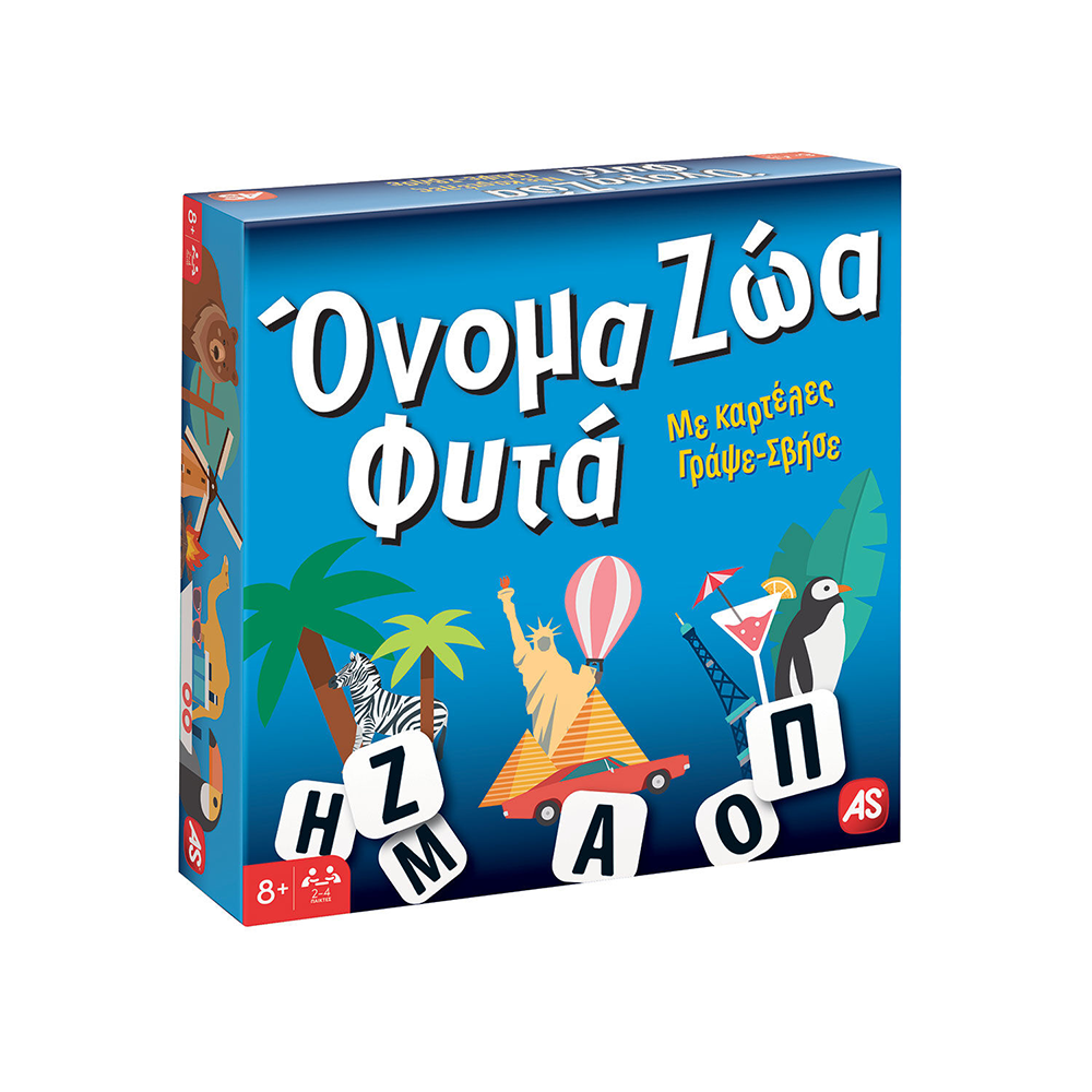 AS CompanyAS Games Επιτραπέζιο Παιχνίδι Όνομα - Ζώα - Φυτά Board Edition Για Ηλικίες 8+ Χρονώνpapell.gr