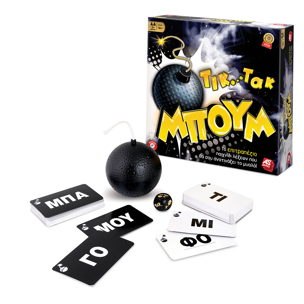 AS CompanyAS Games Επιτραπέζιο Παιχνίδι Τικ Τακ Μπουμ Για Ηλικίες 10+ Χρονώνpapell.gr