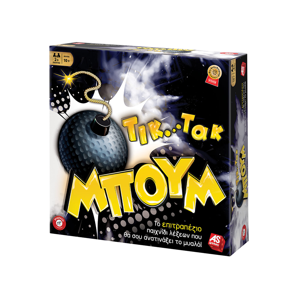 AS CompanyAS Games Επιτραπέζιο Παιχνίδι Τικ Τακ Μπουμ Για Ηλικίες 10+ Χρονώνpapell.gr