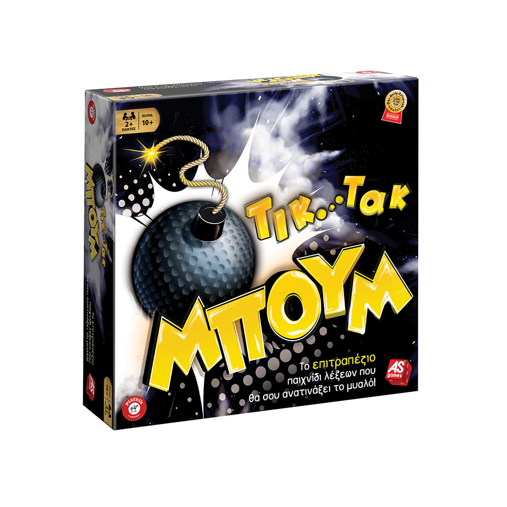 AS CompanyAS Games Επιτραπέζιο Παιχνίδι Τικ Τακ Μπουμ Για Ηλικίες 10+ Χρονώνpapell.gr