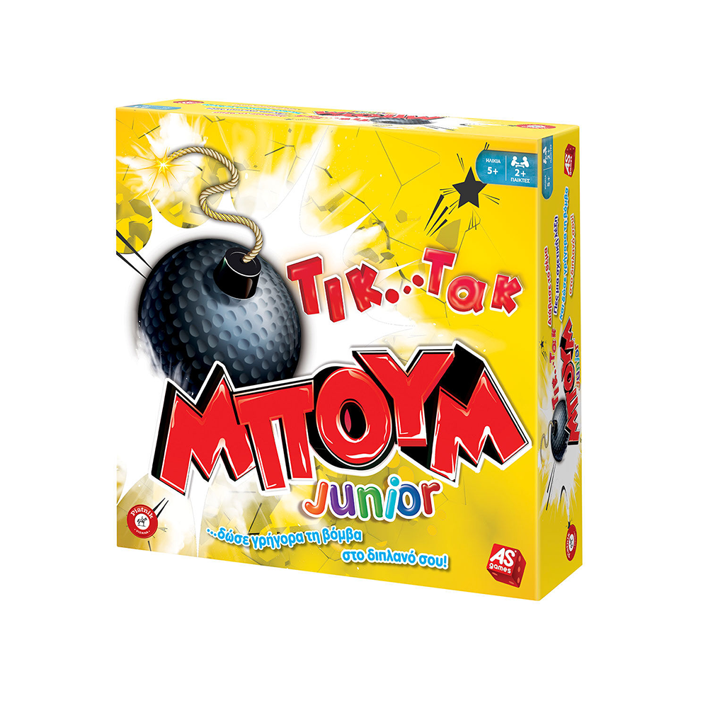 AS Games Επιτραπέζιο Παιχνίδι Τικ Τακ Μπουμ Junior Για Ηλικίες 5+ Χρονών