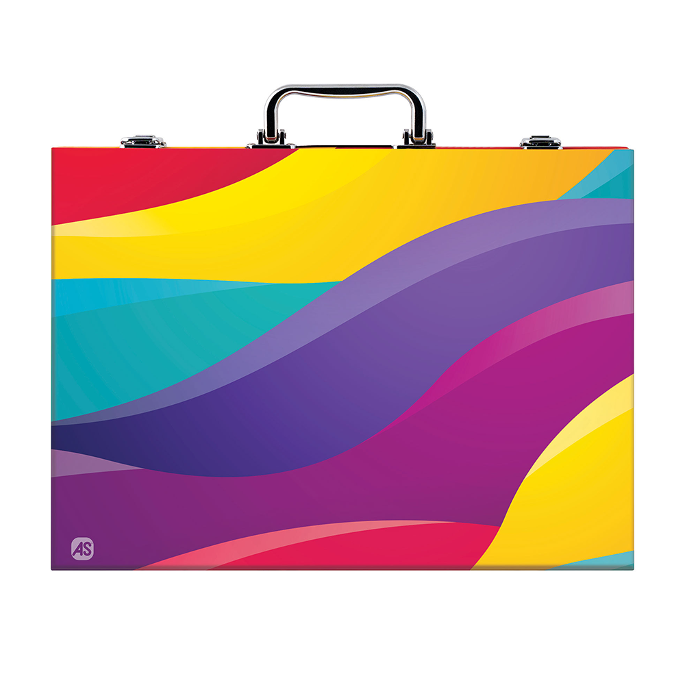 AS CompanyAS Κασετίνα Ζωγραφικής Ξύλινη Deluxe Rainbow Με 100 Αξεσουάρ Για 3+ Χρονώνpapell.gr