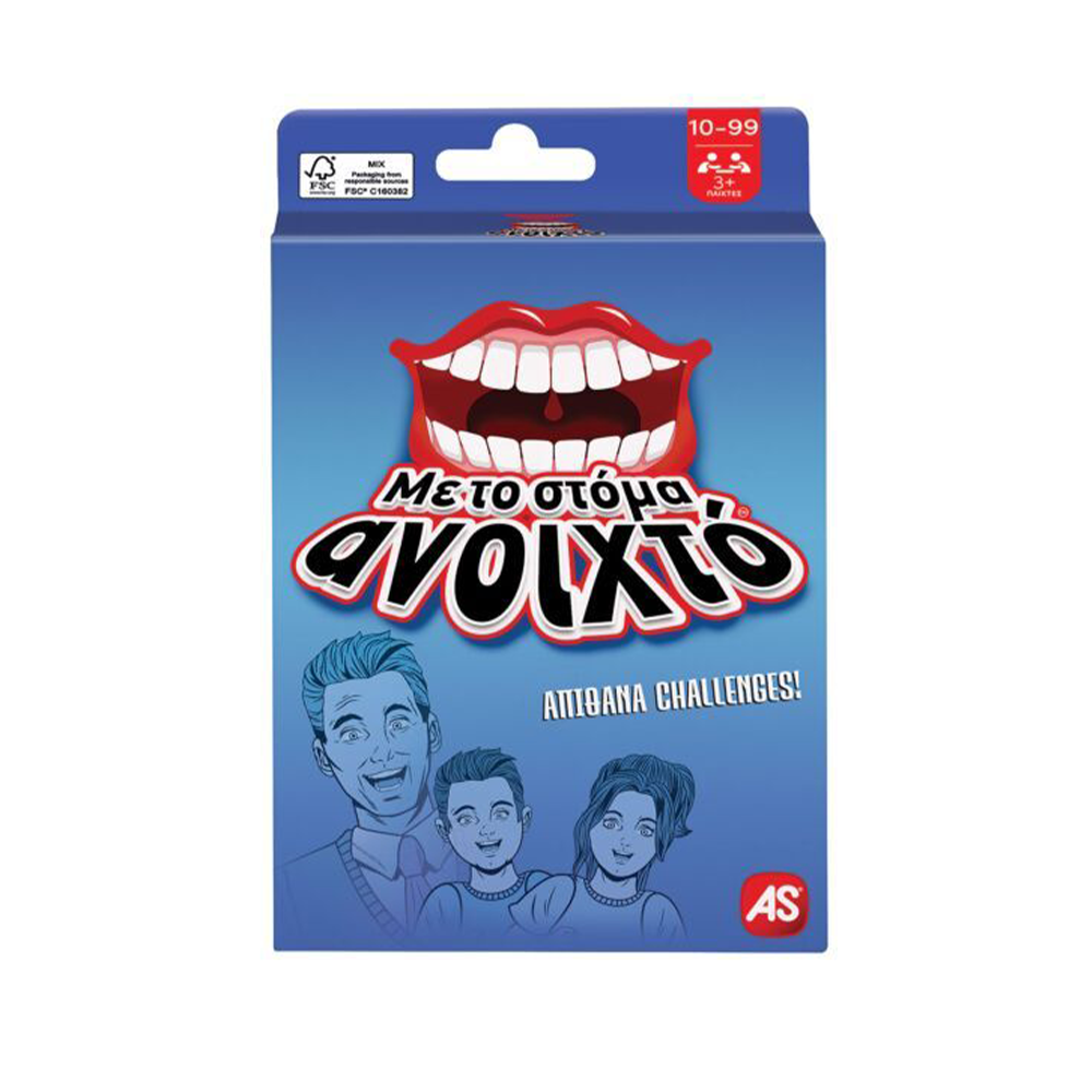 AS CompanyAS Games Παιχνίδι Με Κάρτες Με Το Στόμα Ανοιχτό Για Ηλικίες 10+ Χρονών Και 3+ Παίκτεςpapell.gr